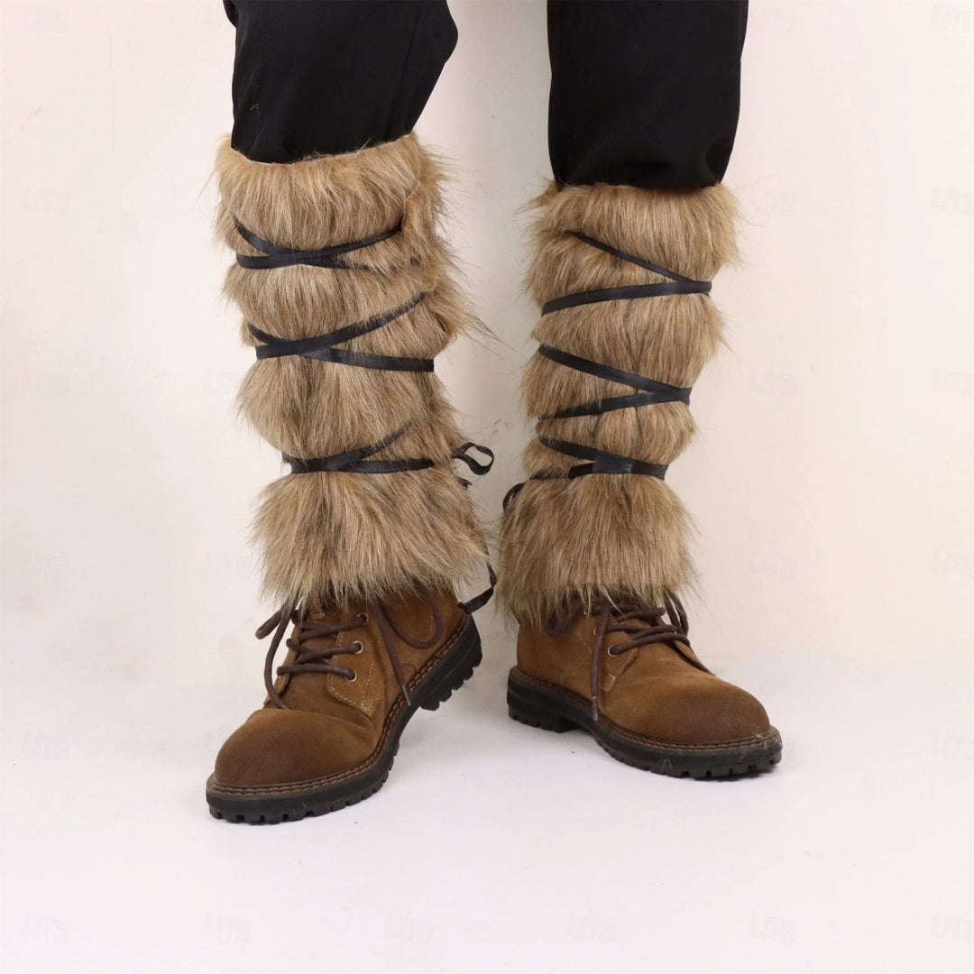 WorldNorse Medieval Viking 2-8-Piece Costume Set  - Ankle Sleeves - 3XL - image 15