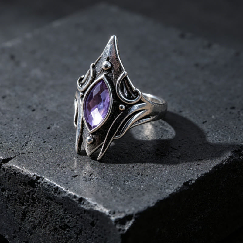 FREE Today: Gothic Triple Moon Goddess with Purple Labradorite Witchy Ring - image 5