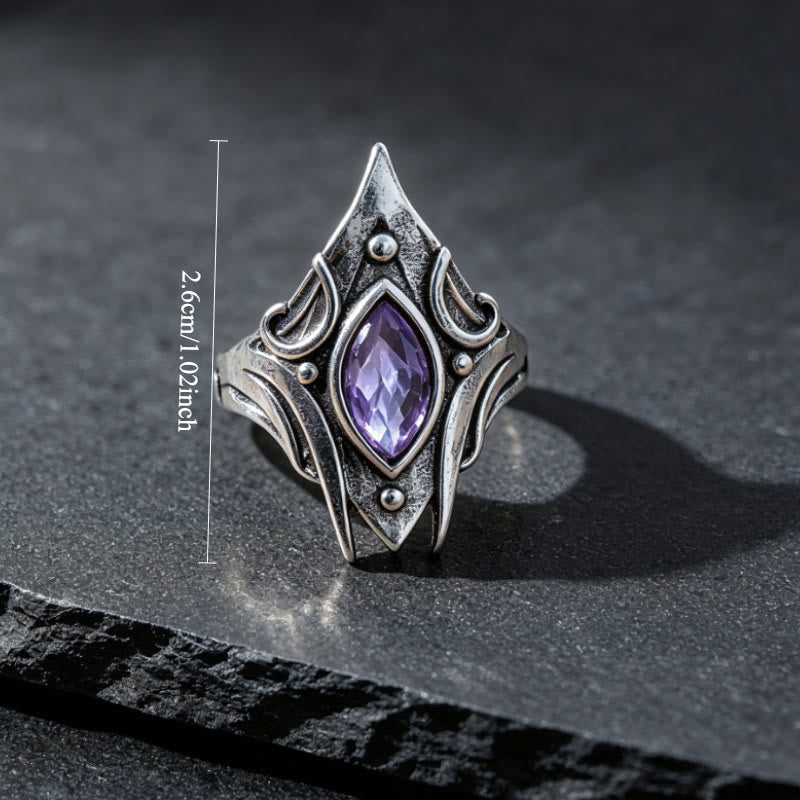 FREE Today: Gothic Triple Moon Goddess with Purple Labradorite Witchy Ring - image 7