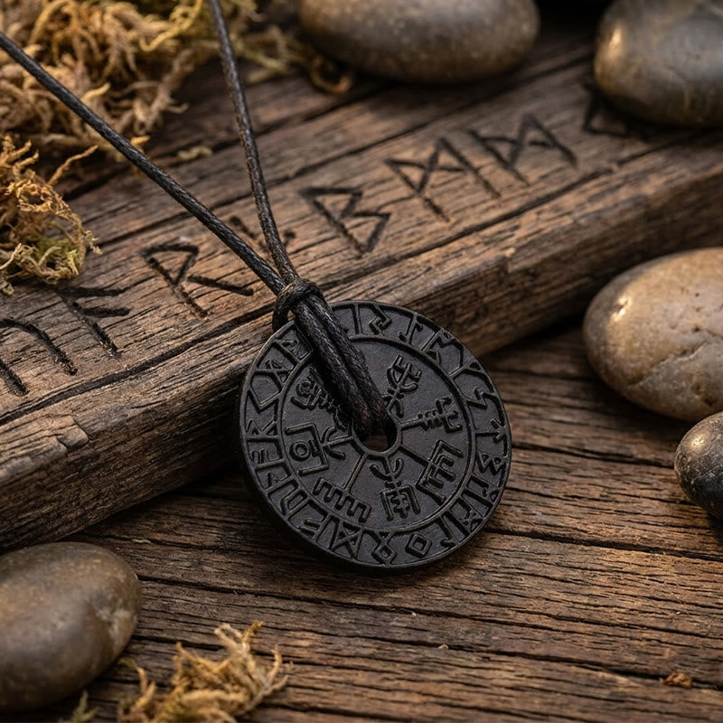 FREE Today: Nordic Valknut Odin Viking Vegvisir Compass Coin Pendant Alloy Amulet Necklace - image 12