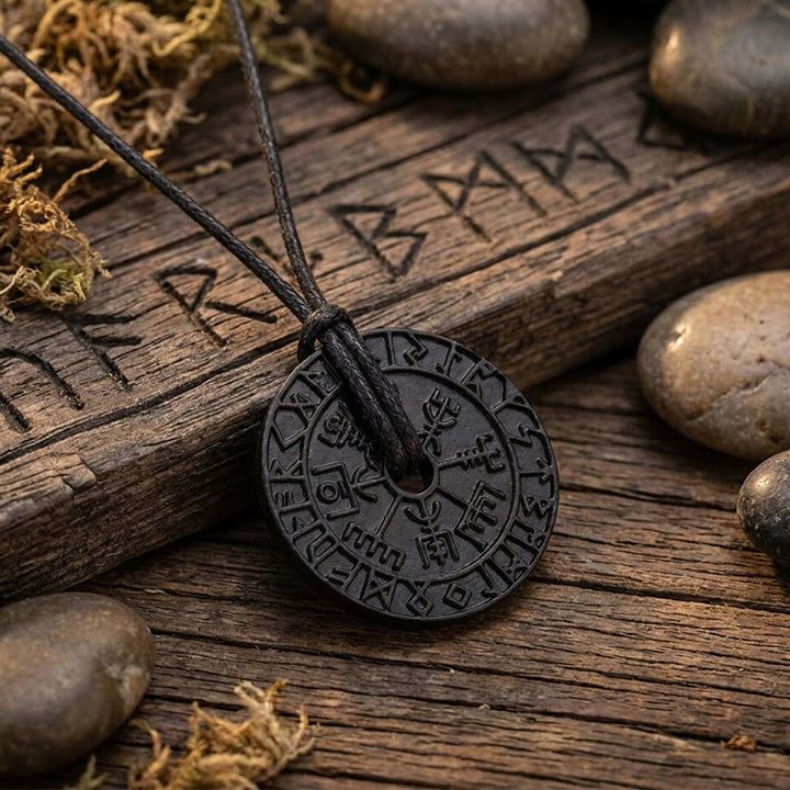 FREE Today: Nordic Valknut Odin Viking Vegvisir Compass Coin Pendant Alloy Amulet Necklace - image 12