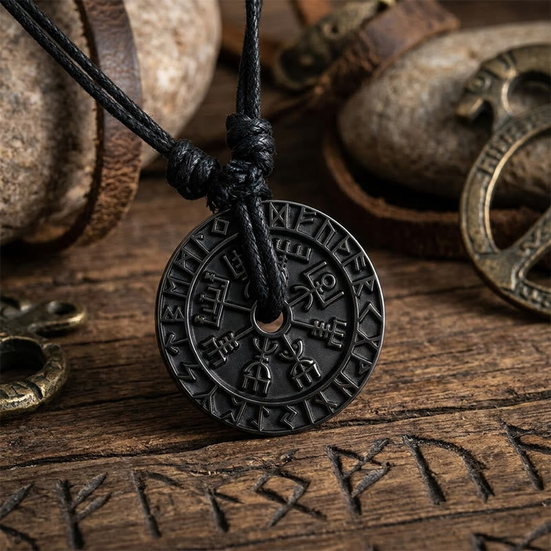 FREE Today: Nordic Valknut Odin Viking Vegvisir Compass Coin Pendant Alloy Amulet Necklace - image 13
