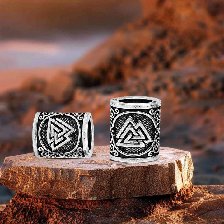 FREE Today: Norse Viking Rune Beads 5 Pcs Hair Beard Pendants Antique Hair Decoration - image 3