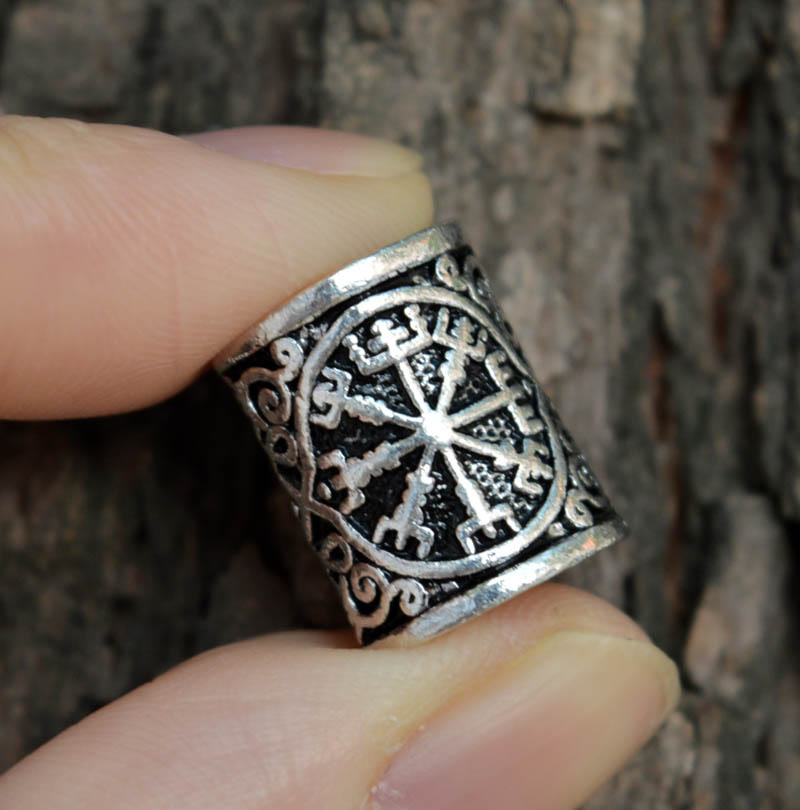 FREE Today: Norse Viking Rune Beads 5 Pcs Hair Beard Pendants Antique Hair Decoration - image 35