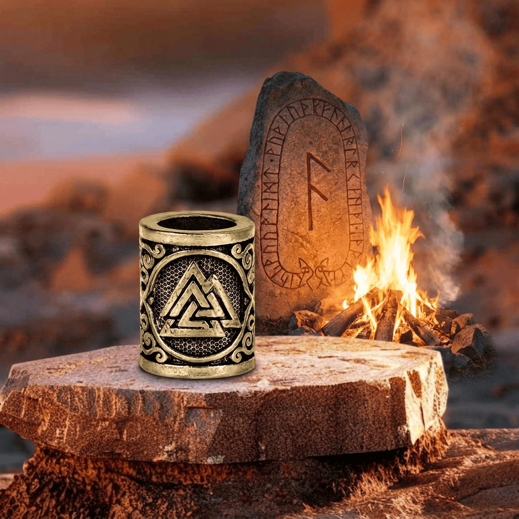 FREE Today: Norse Viking Rune Beads 5 Pcs Hair Beard Pendants Antique Hair Decoration - image 9