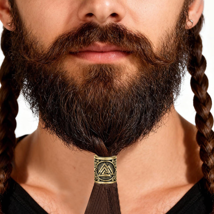FREE Today: Norse Viking Rune Beads 5 Pcs Hair Beard Pendants Antique Hair Decoration - image 7