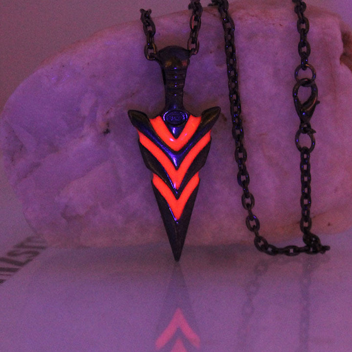 Flash Sale - WorldNorse Glow In The Dark Arrowhead Necklace