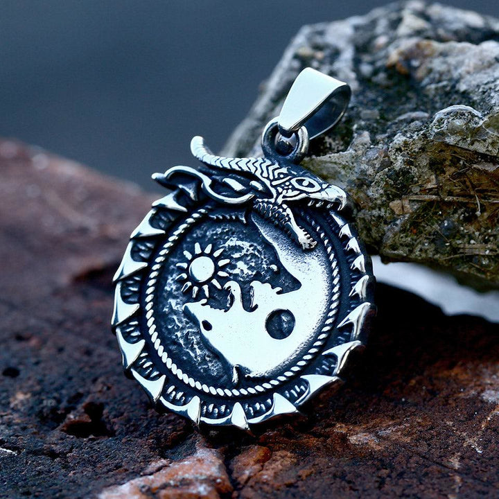 WorldNorse Jormungandr Surrounded Necklace