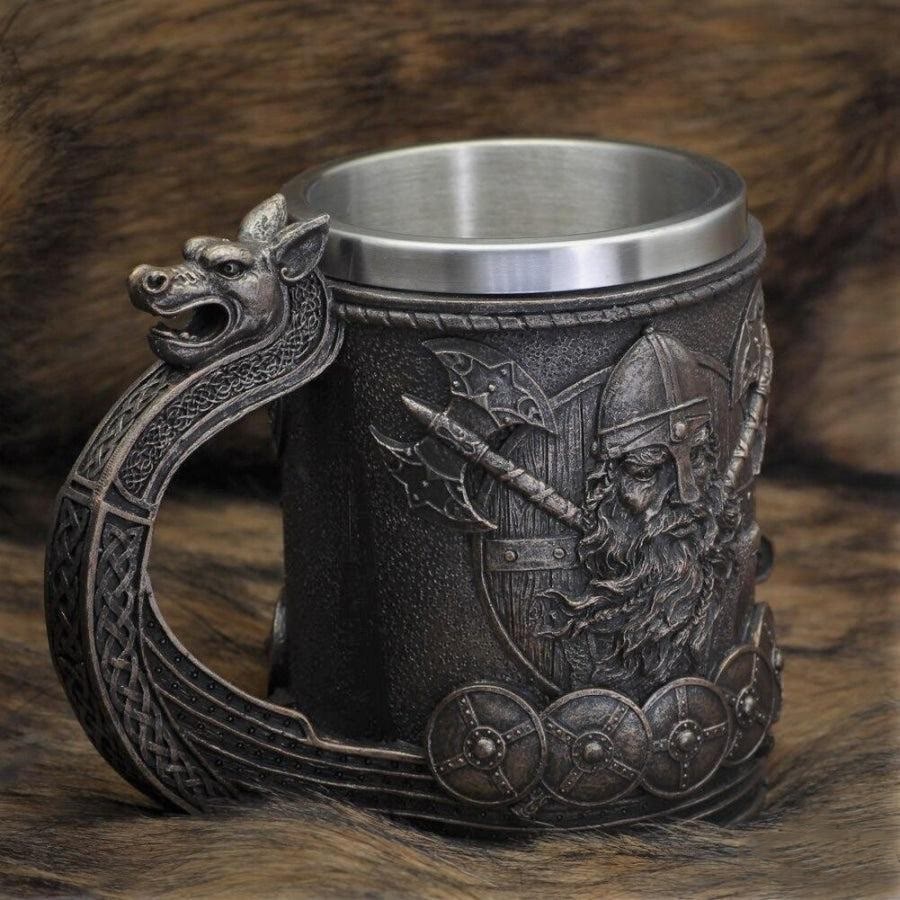 WorldNorse Viking Dragon Ship Drakkar Mug