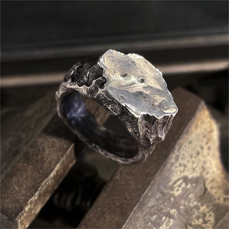 FREE Today: Hard Stone Rough Nomadic Ring