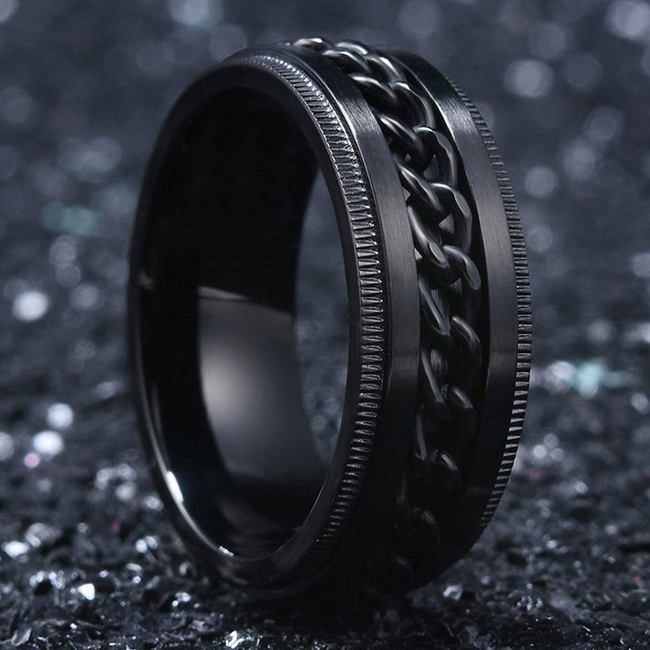 WorldNorse Viking Style Alloy Ring - Chain#Black - US 13 - image 17