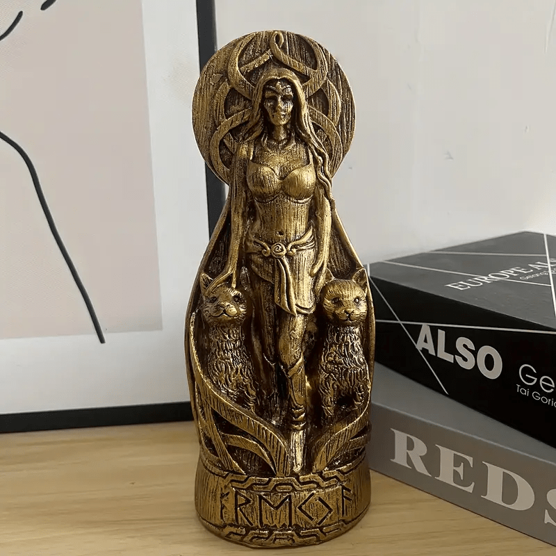 WorldNorse Freya Norse Goddess Altar Sculpture