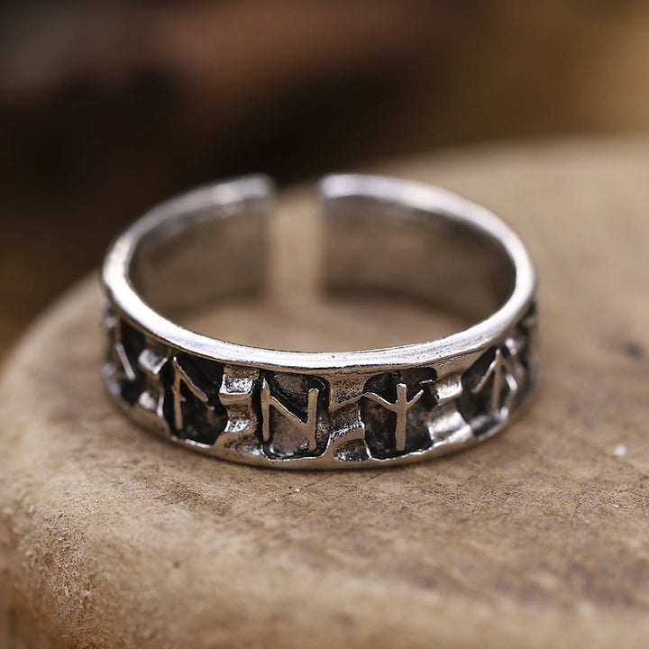 WorldNorse Ancient Futhark Rune Viking Opening Ring
