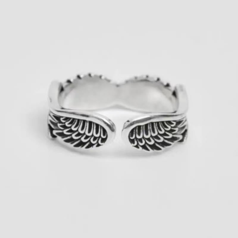 WorldNorse Angel Wing Feather Ring