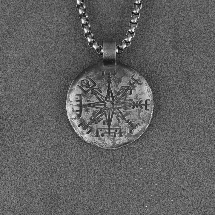 WorldNorse 999 Sterling Silver Vegvisir Necklace