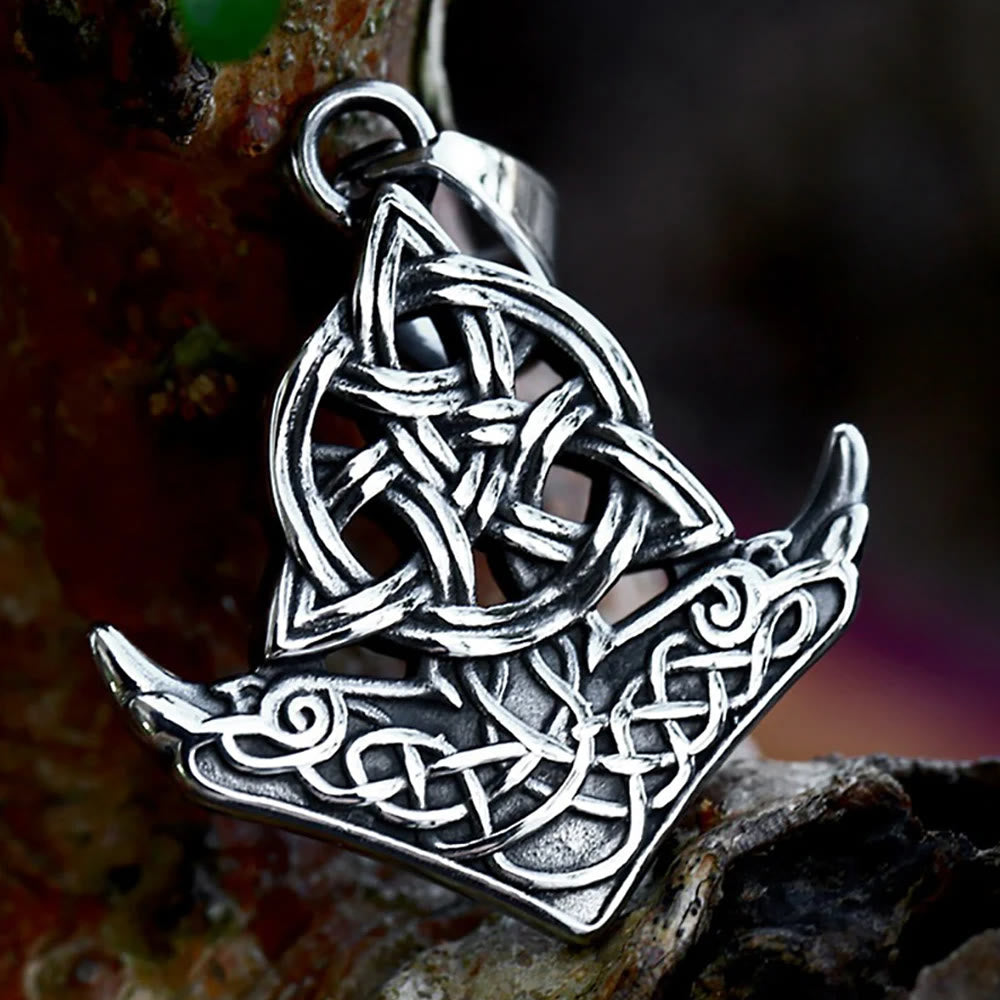 WorldNorse Celtic Knot Anchor Necklace