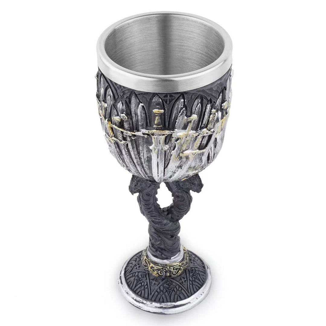 WorldNorse Swords Throne Beer Mug Goblet