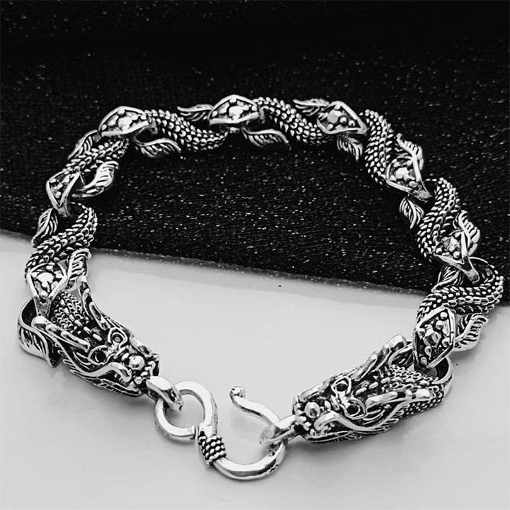 WorldNorse Domineering Black Dragon Bracelet