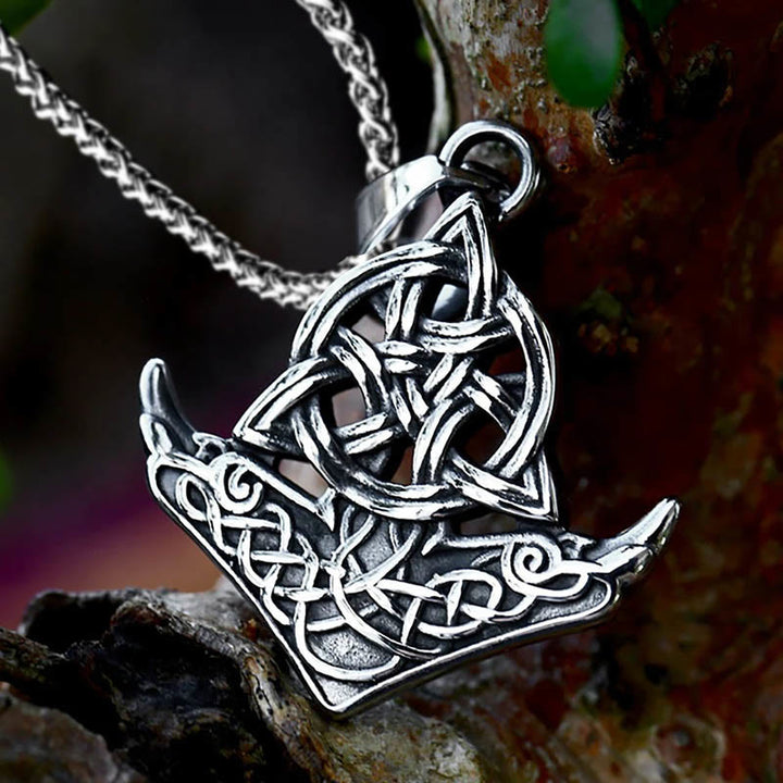 WorldNorse Celtic Knot Anchor Necklace