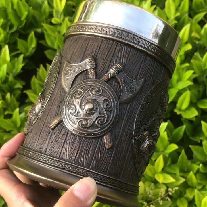 WorldNorse Viking Thor And Odin Beer Mug