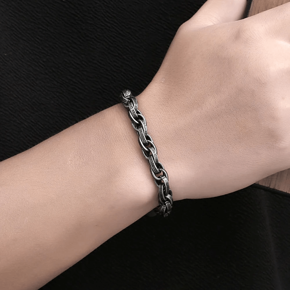 WorldNorse Vintage Twisted Chain Bracelet