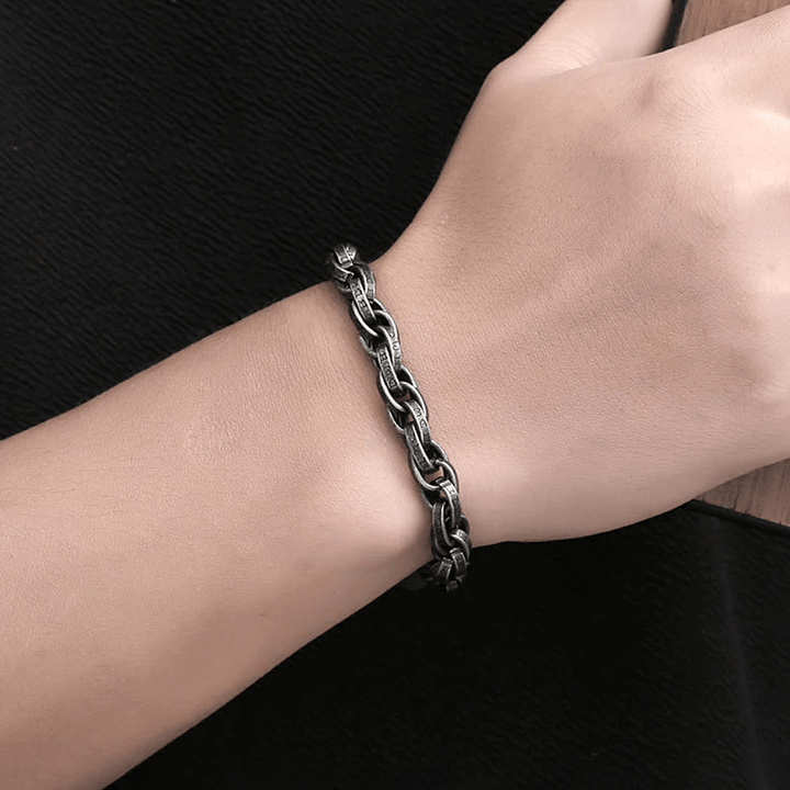 WorldNorse Vintage Twisted Chain Bracelet