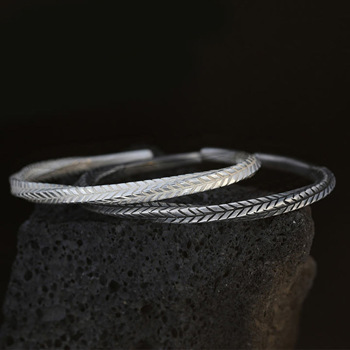 WorldNorse Mobius Vintage Wheat Bracelet