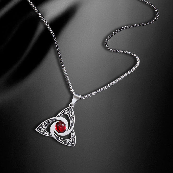 WorldNorse Enchanted Triquetra Celtic Knot Amulet Necklace