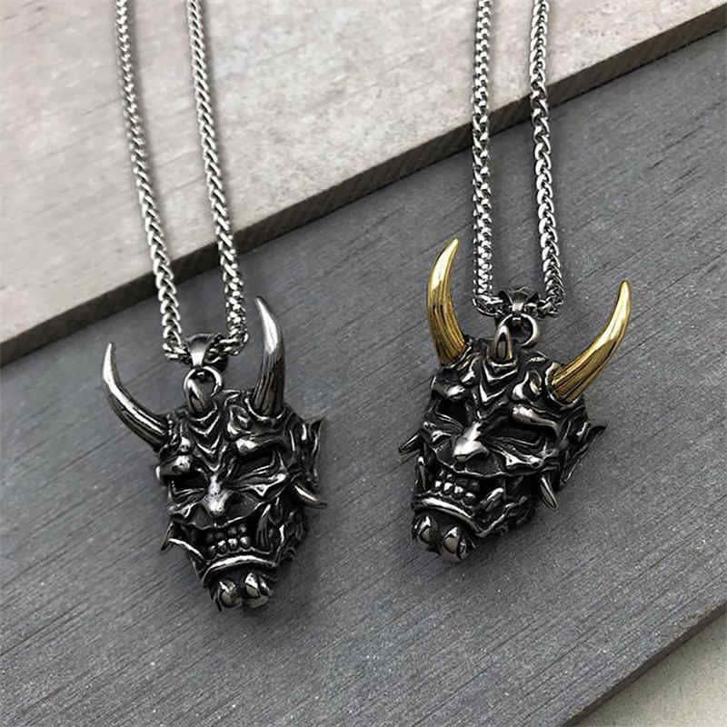 Flash Sale - WorldNorse Hannya Revenge Demon Protection Pendant Necklace/ Ring / Earrings