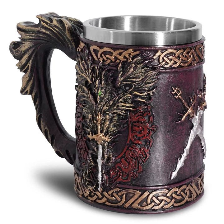 WorldNorse Dragon Flame Blade Mug