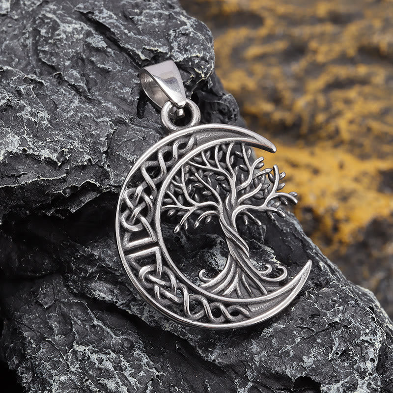 WorldNorse Celtic Knot With Yggdrasil Necklace