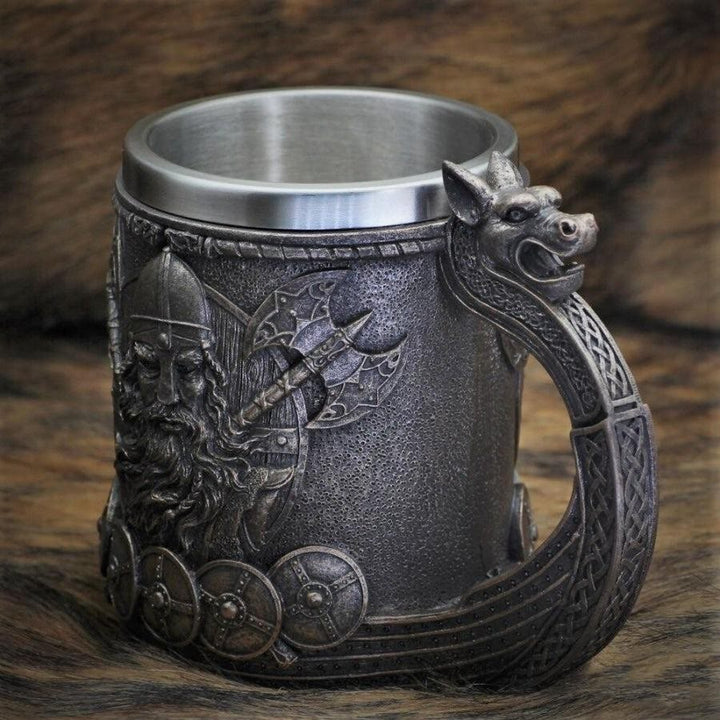 WorldNorse Viking Dragon Ship Drakkar Mug