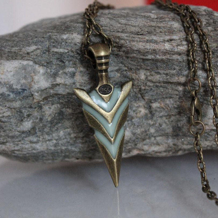 Flash Sale - WorldNorse Glow In The Dark Arrowhead Necklace