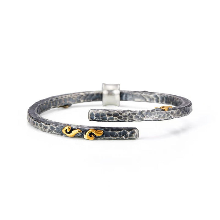 WorldNorse Vintage Hammered Texture Bracelet
