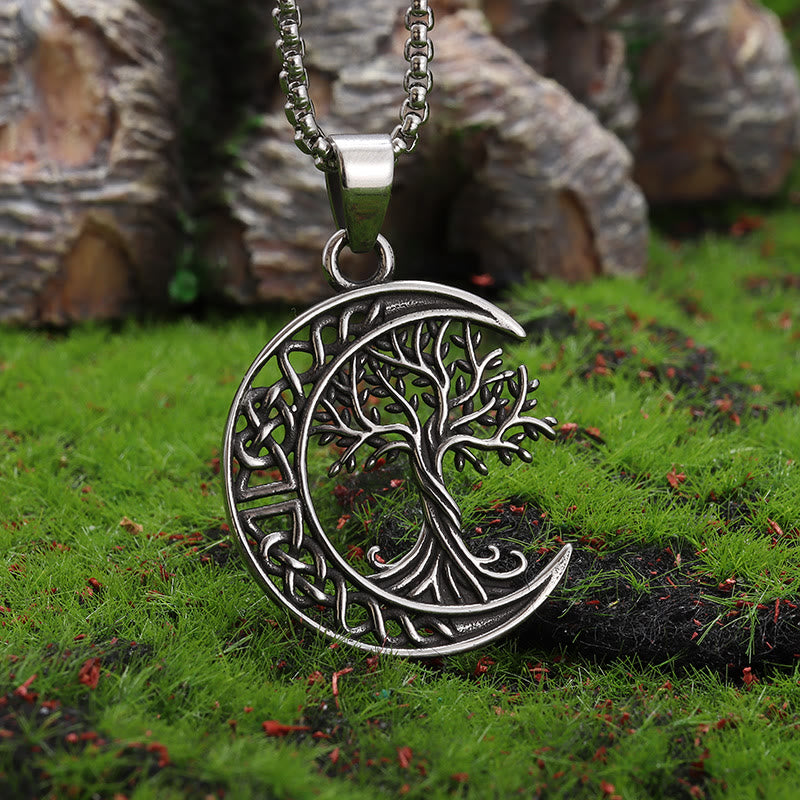 WorldNorse Celtic Knot With Yggdrasil Necklace