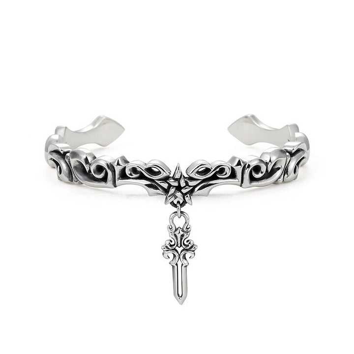 WorldNorse Pentagram Dark Pattern Bracelet