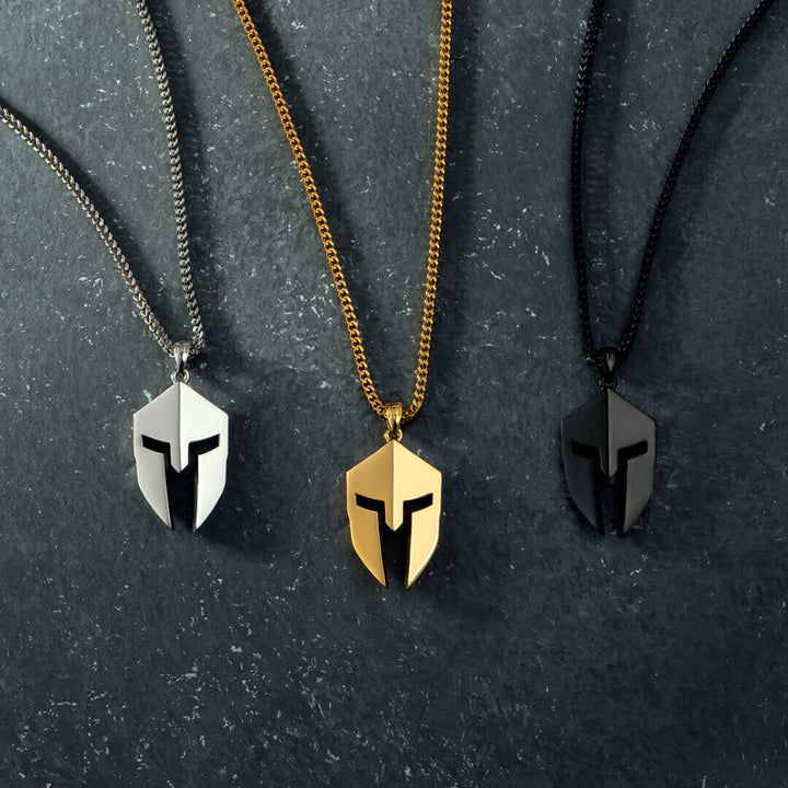 FREE Today: Spartan Warrior Helmet Mask Necklace