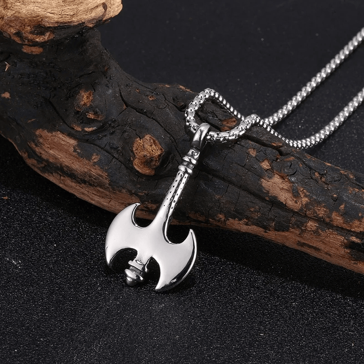 WorldNorse Viking Axe With Triquetra Necklace