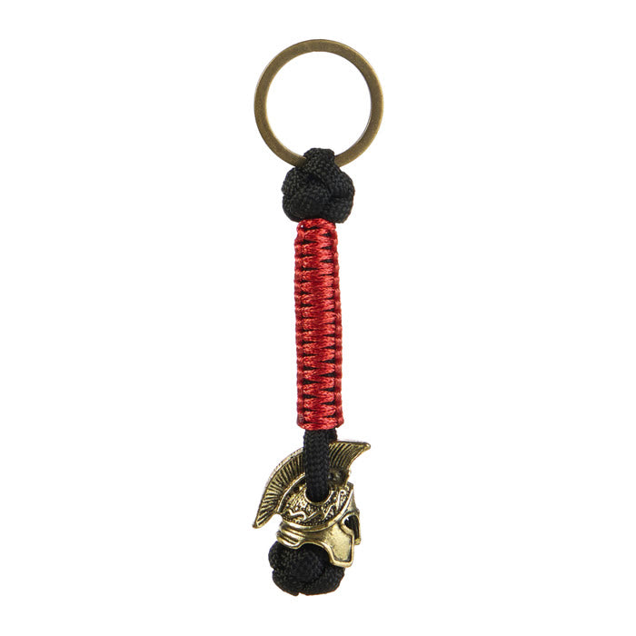 WorldNorse Spartan Warrior Paracord Rope Keychain