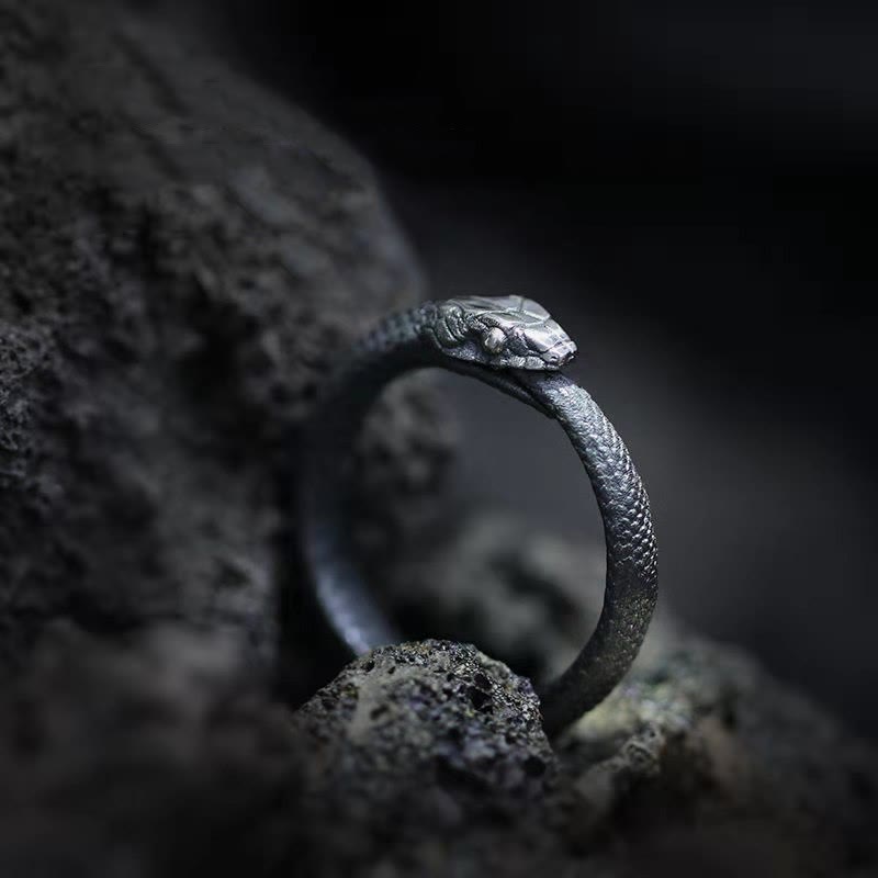 WorldNorse Viking Ouroboros Unisex Adjustable Ring