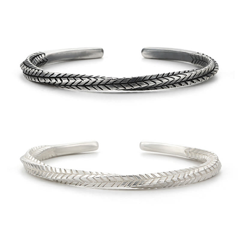 WorldNorse Mobius Vintage Wheat Bracelet