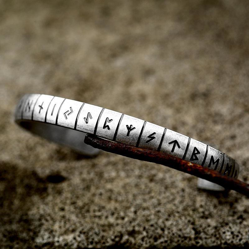 WorldNorse Runes Viking Bangle Bracelet