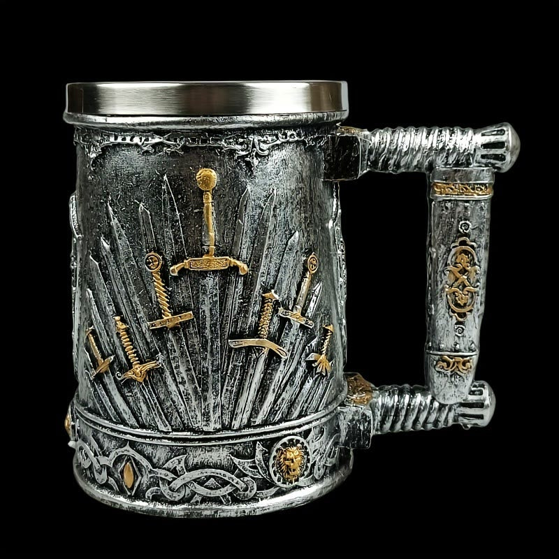 WorldNorse Swords Throne Beer Mug Goblet