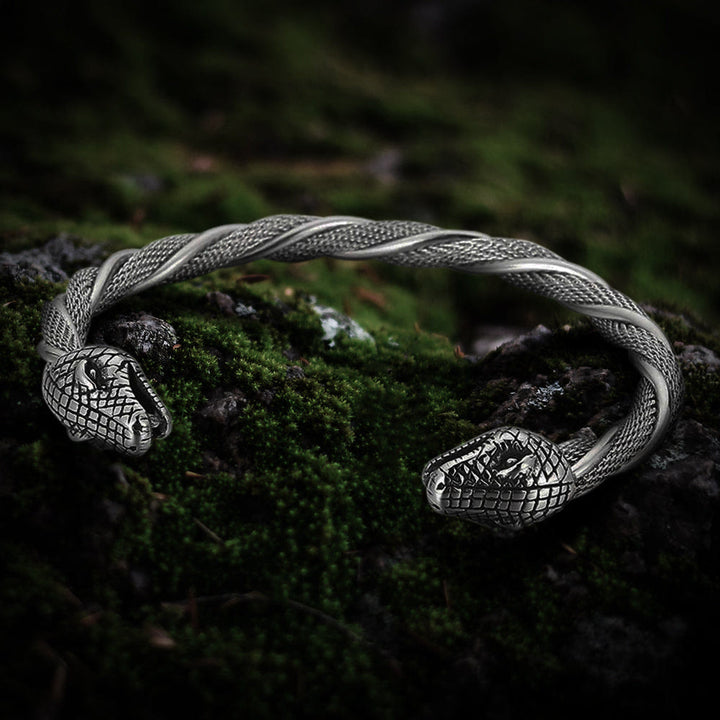 WorldNorse Double Headed Snake Bracelet