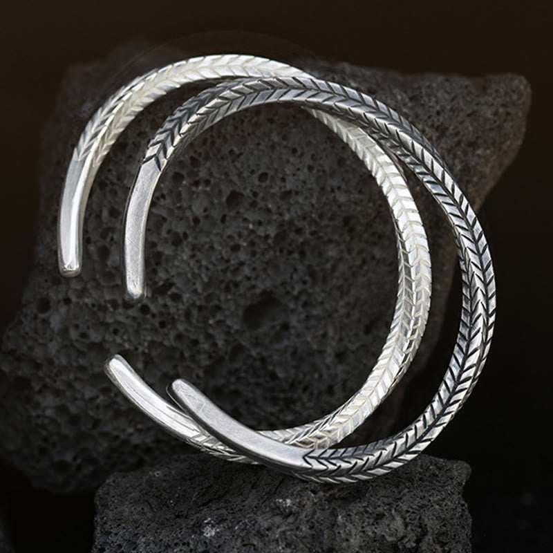 WorldNorse Mobius Vintage Wheat Bracelet
