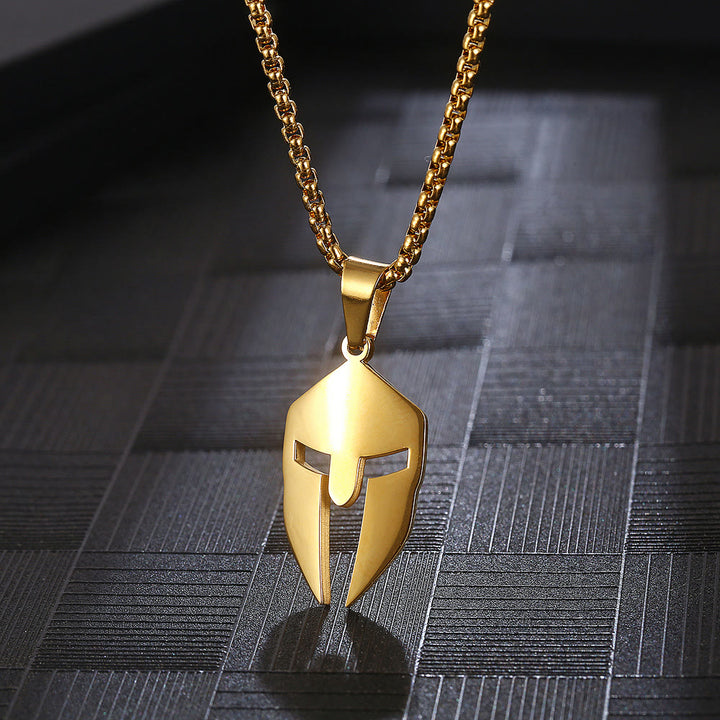 FREE Today: Spartan Warrior Helmet Mask Necklace