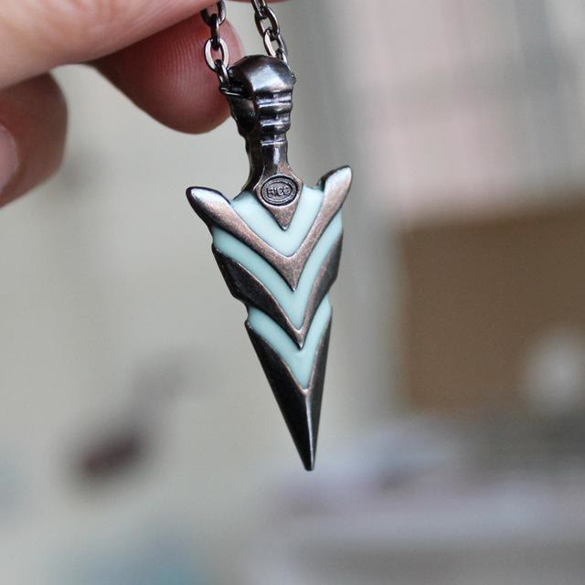 Flash Sale - WorldNorse Glow In The Dark Arrowhead Necklace