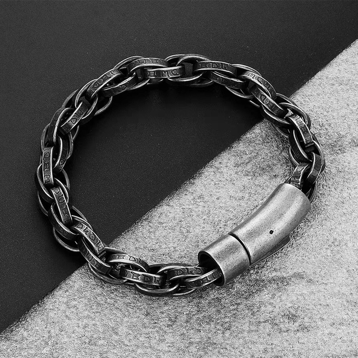 WorldNorse Vintage Twisted Chain Bracelet