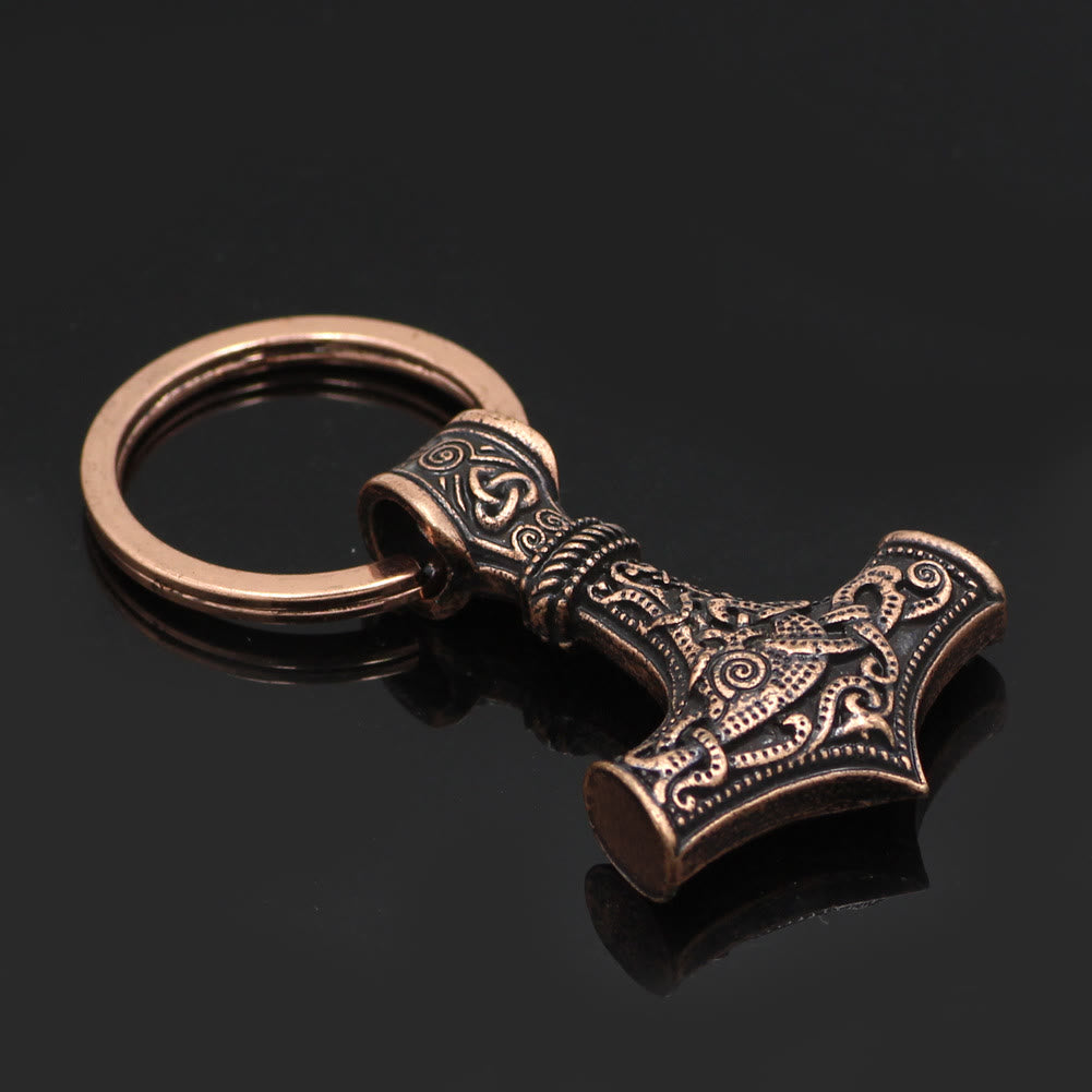 WorldNorse Thor's Hammer Keyring Keychain