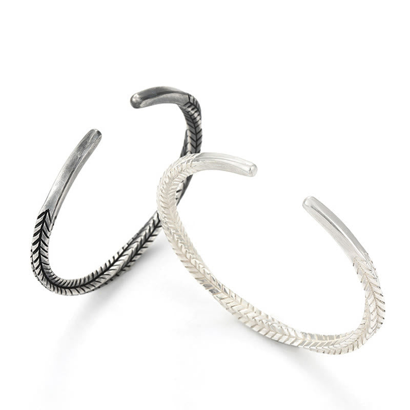 WorldNorse Mobius Vintage Wheat Bracelet